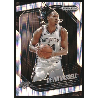 2024-25 Panini Prizm Black Prizms Skewed #225 Devin Vassell