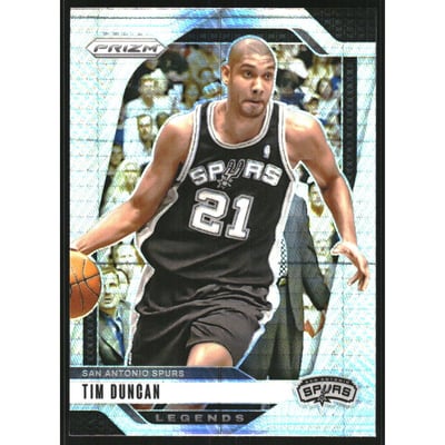 2024-25 Panini Prizm Prizms Hyper #297 Tim Duncan