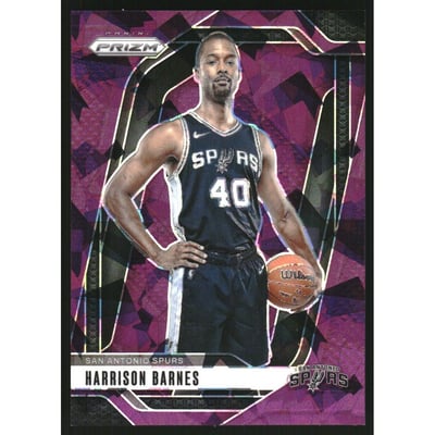2024-25 Panini Prizm Prizms Purple Ice #55 Harrison Barnes