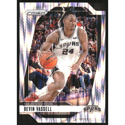 2024-25 Panini Prizm Prizms Skewed #25 Devin Vassell