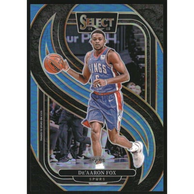 2024-25 Select Light Blue Prizms #150 De'Aaron Fox
