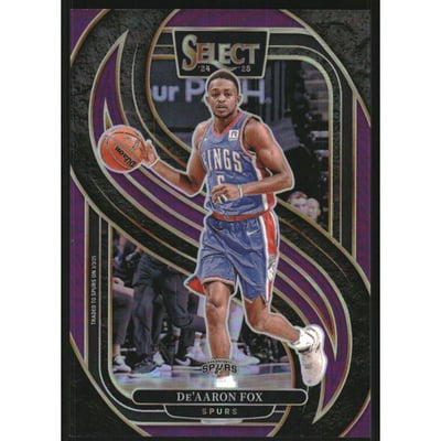 2024-25 Select Purple Prizms #150 De'Aaron Fox