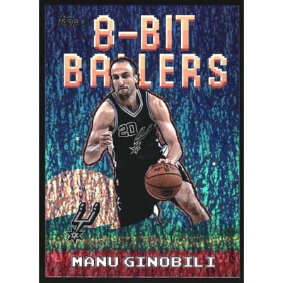 2025-26 Topps 8-Bit Ballers Holo Foil #8B29 Manu Ginobili