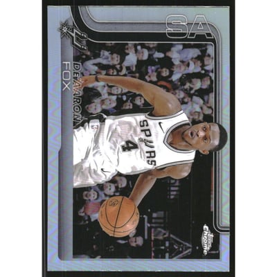 2025-26 Topps Chrome Refractors #233 De'Aaron Fox
