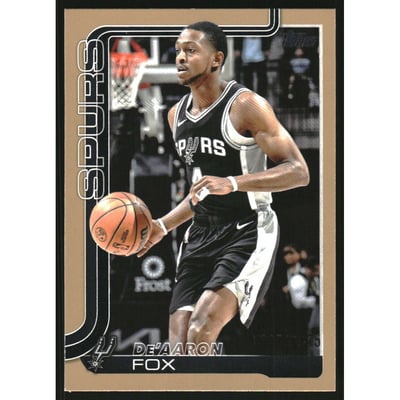 2025-26 Topps Gold #196 De'Aaron Fox