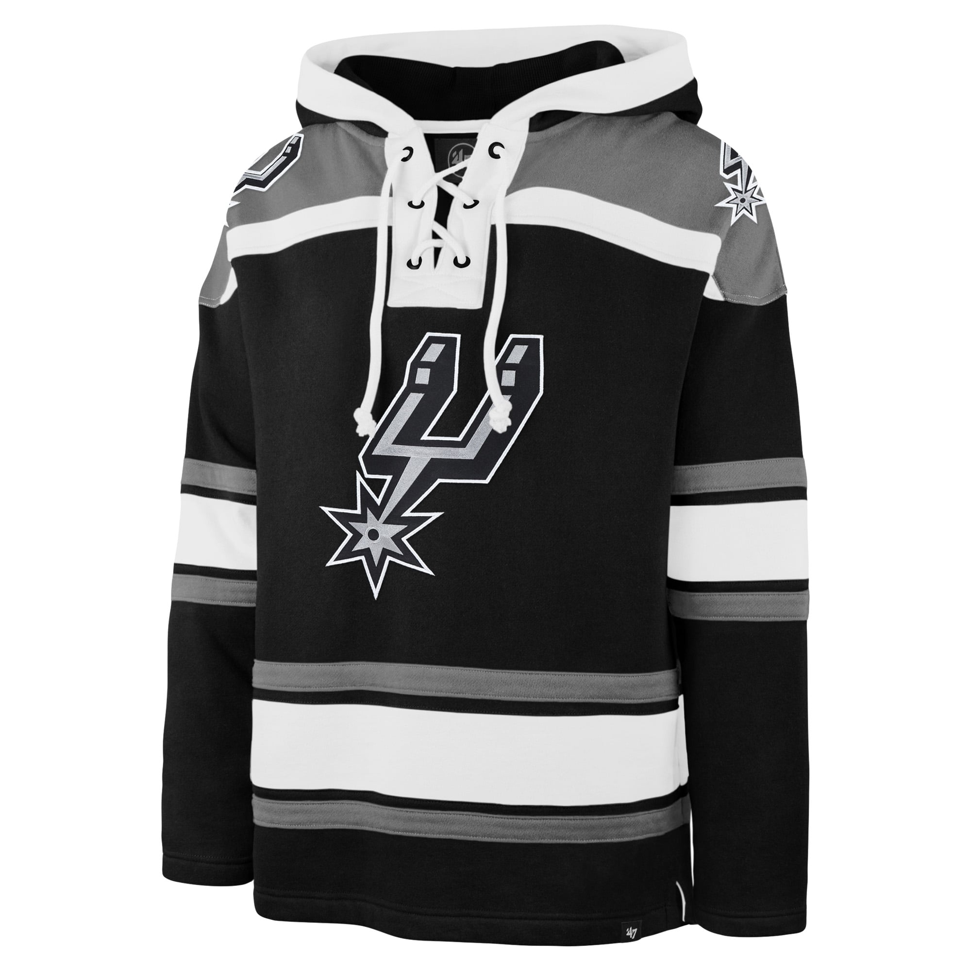 Sweat à capuche Superior Lacer noir San Antonio Spurs '47 pour homme