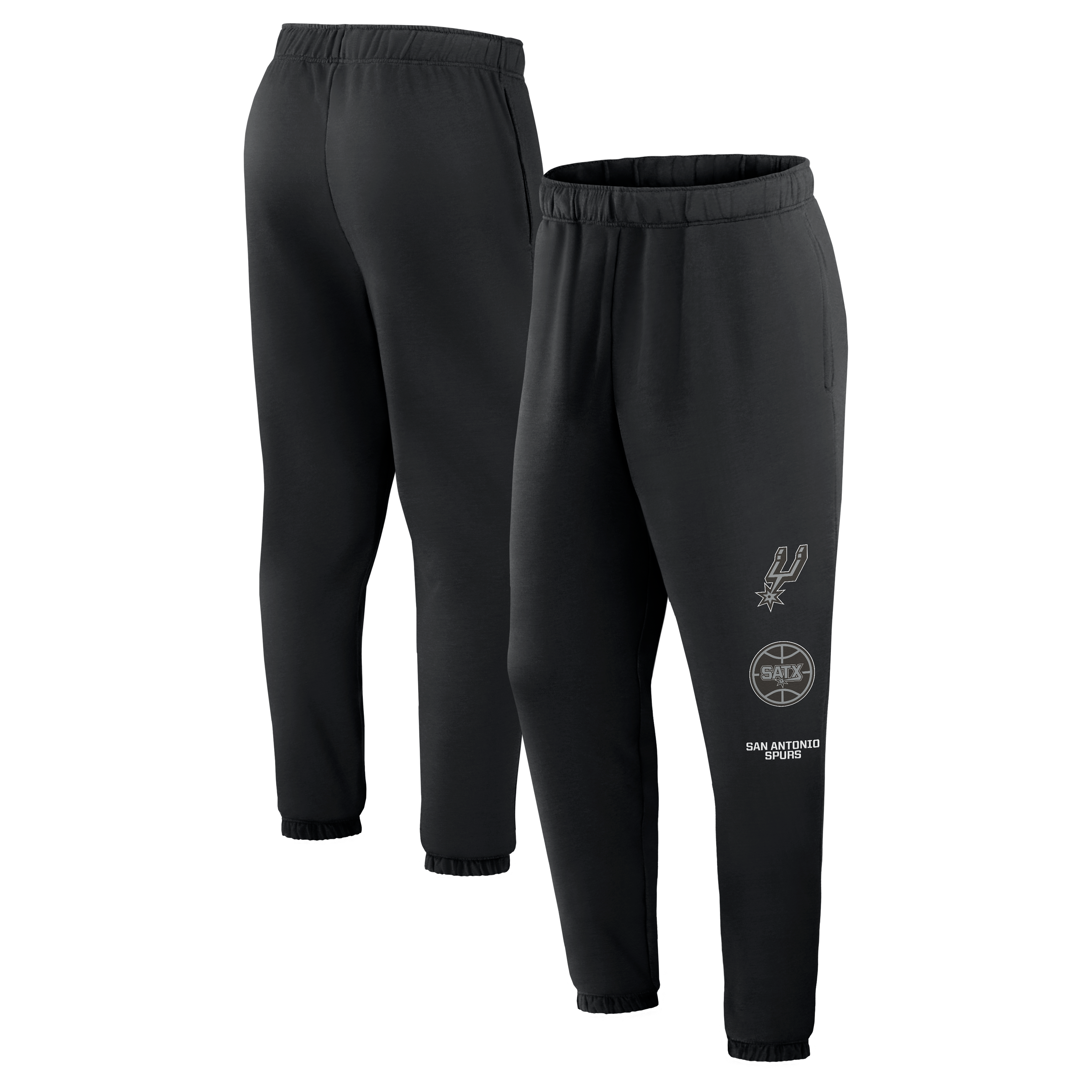 Pantalon de jogging en polaire noir San Antonio Spurs pour homme (Fanatics)