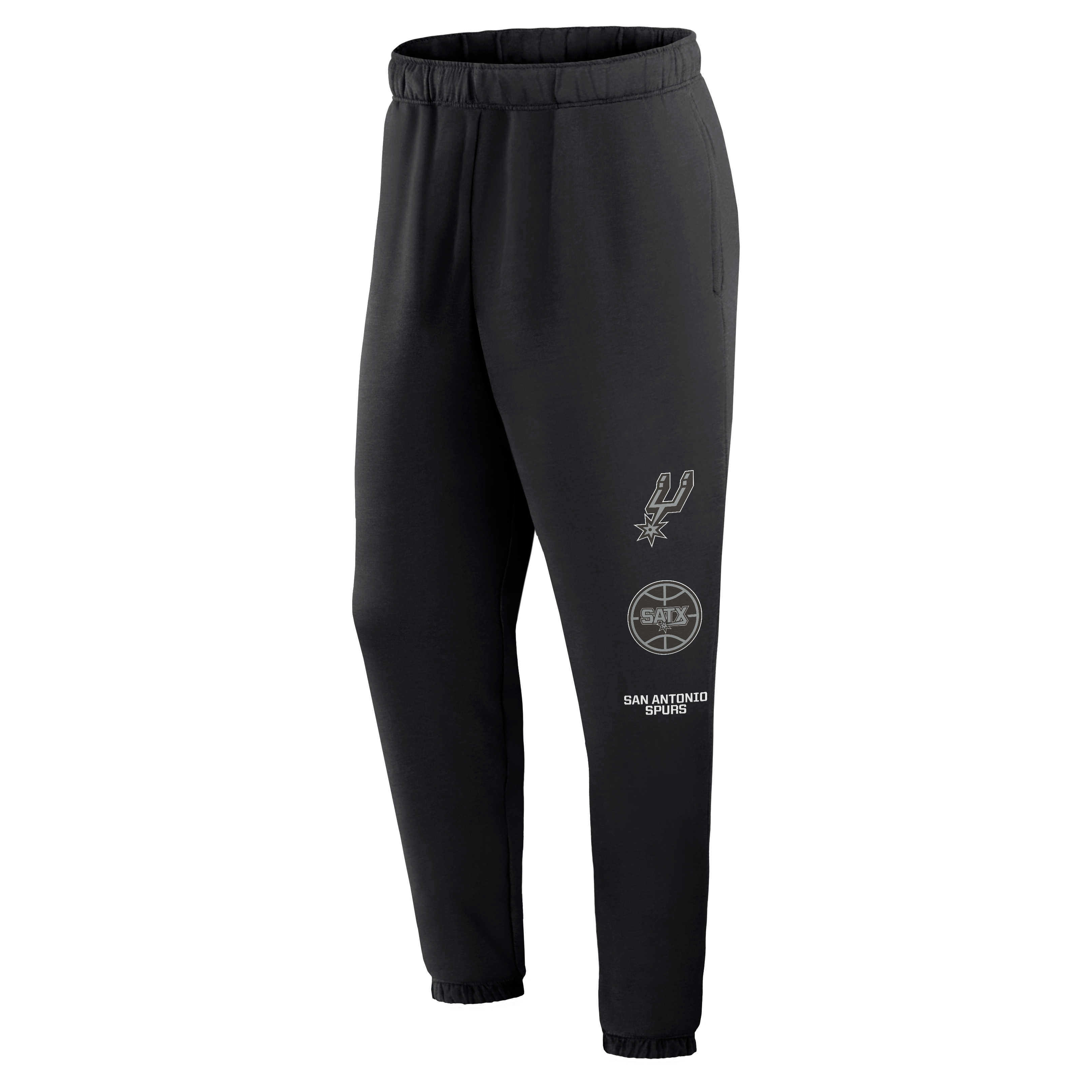 Pantalon de jogging en polaire noir San Antonio Spurs pour homme (Fanatics)