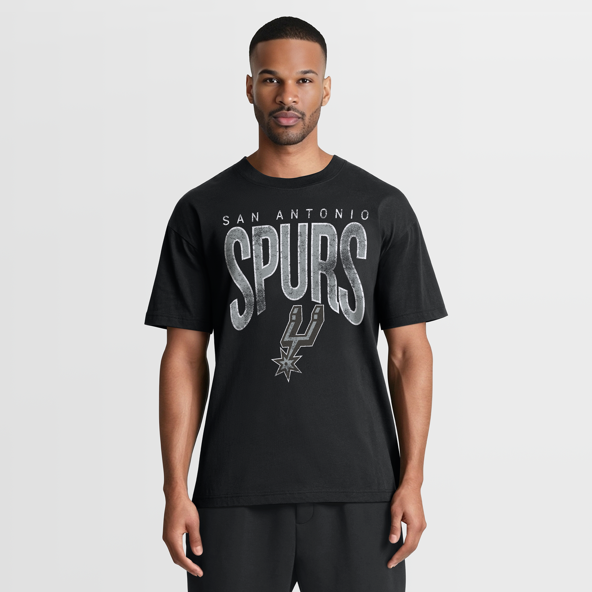 Men's Fanatics Black San Antonio Spurs Gritty Will T-Shirt