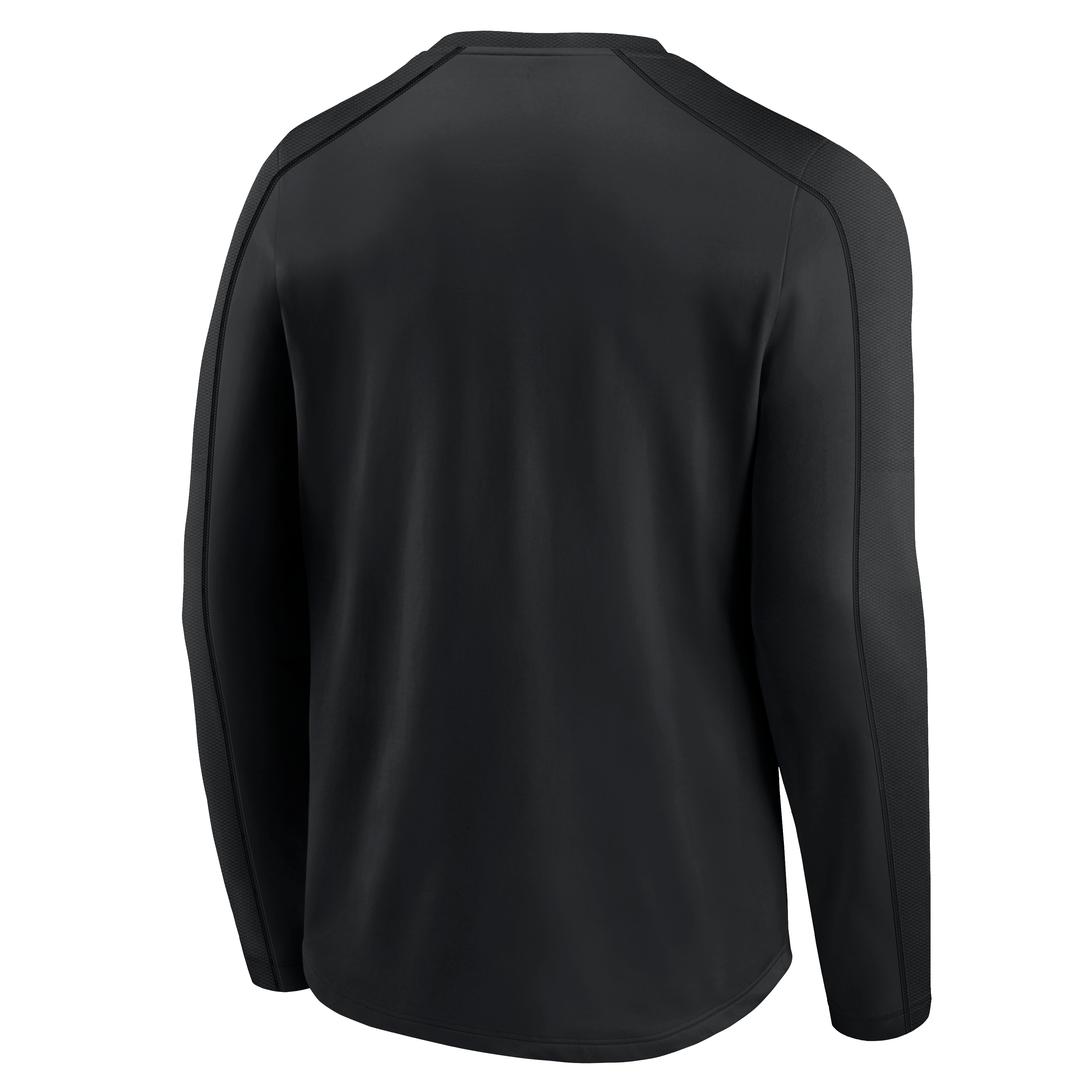 Men's Fanatics Black San Antonio Spurs Shooters Roll Fundamentals Raglan Long Sleeve T-Shirt