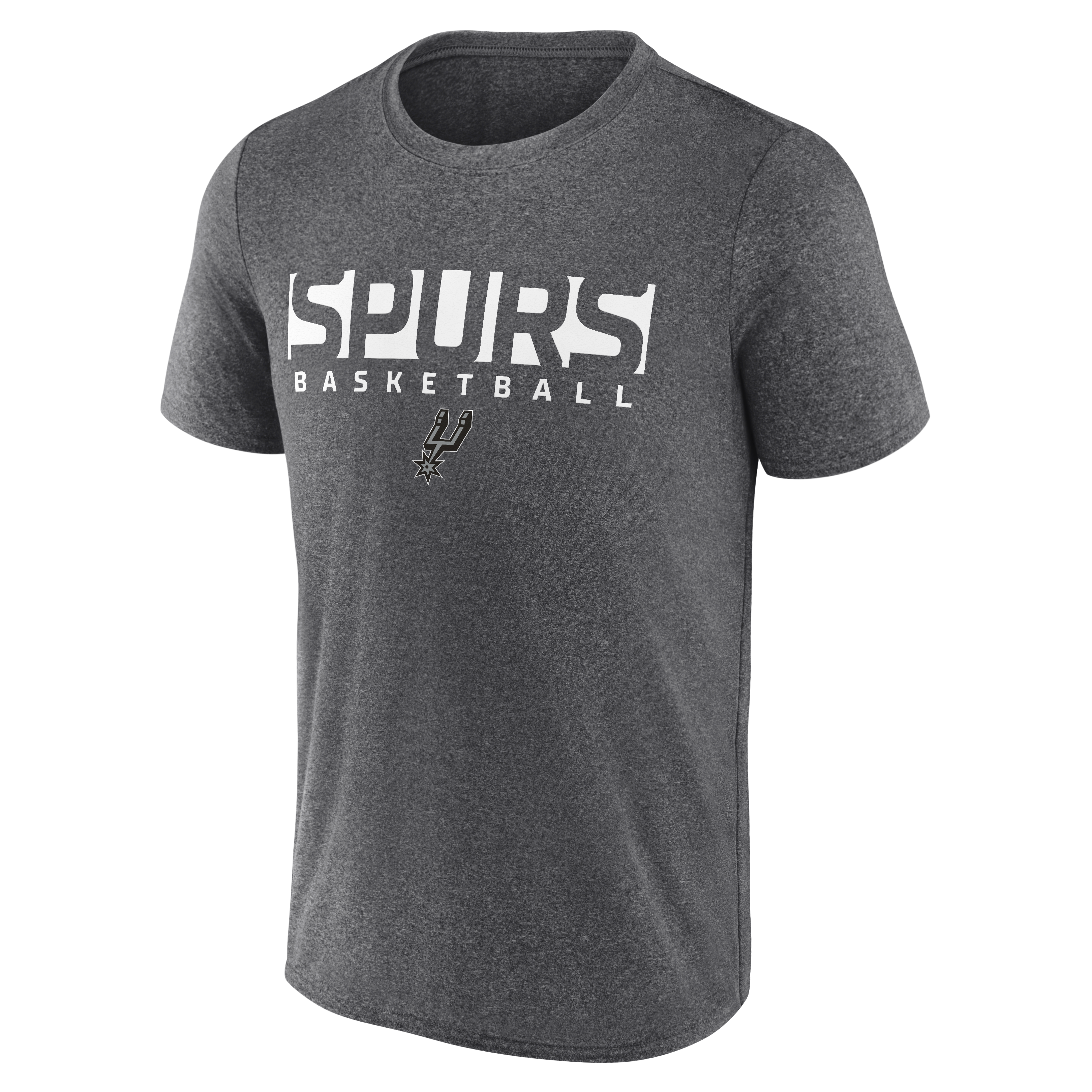 Men's Fanatics Charcoal San Antonio Spurs Box Out Rebounding T-Shirt