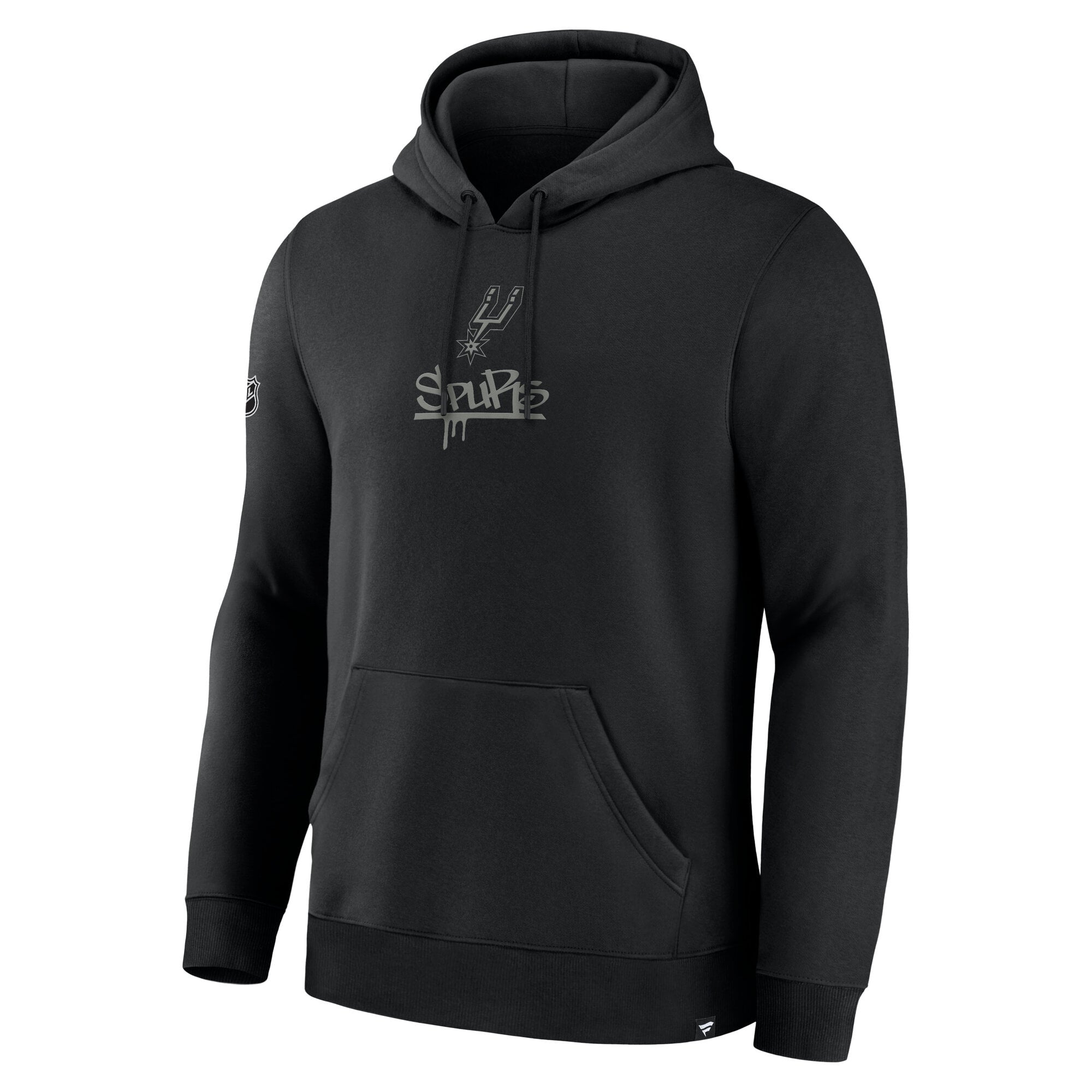 Sweat à capuche noir San Antonio Spurs pour homme (Fanatics)