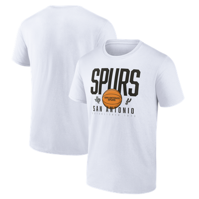  San Antonio Spurs Fanatics After Regulation Bi-Blend T-Shirt - White