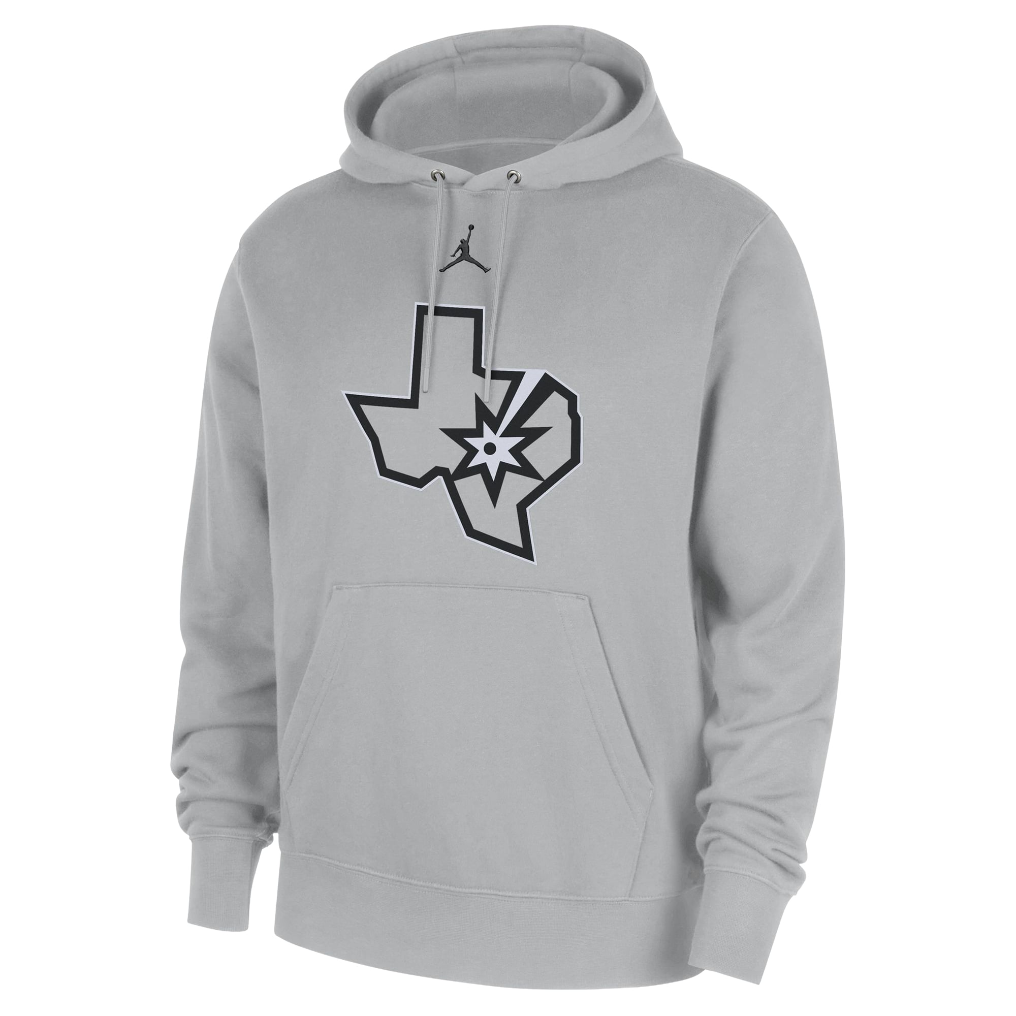 Men's Jordan Brand  Silver San Antonio Spurs Statement Edition Club Fleece Hoodie