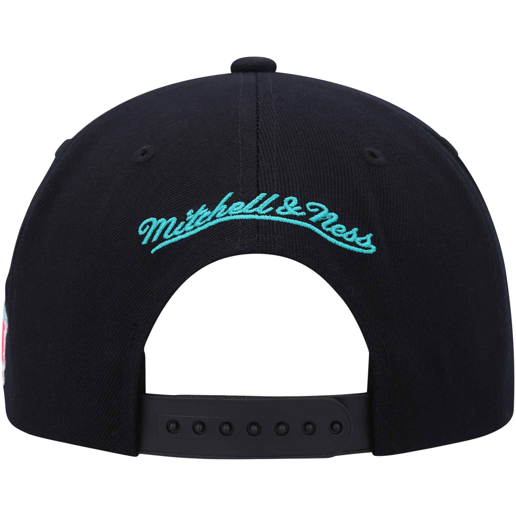 Casquette pour homme Mitchell & Ness San Antonio Spurs Hardwood Classics MVP Team Script 2.0 Snapback noire