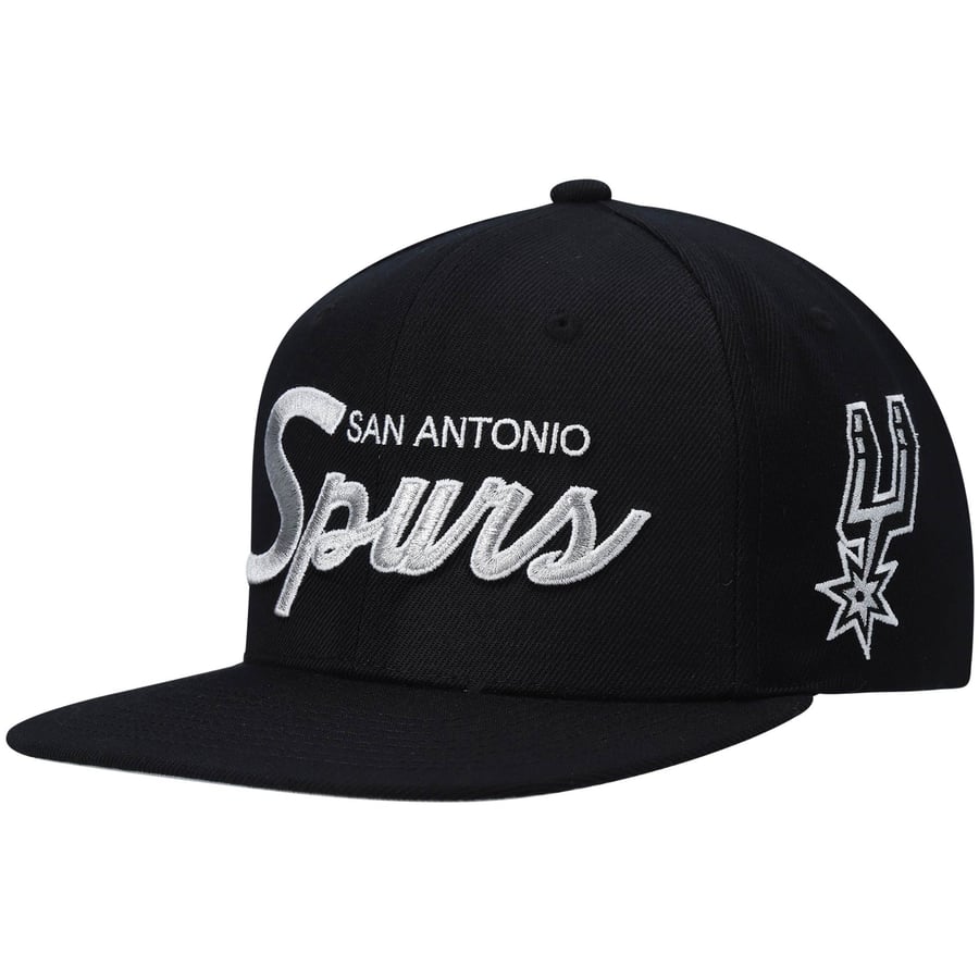 Hardwood Script Mitchell Ness Cord Script Snapback Black 4 Shop Mitchell & Ness Cord ...