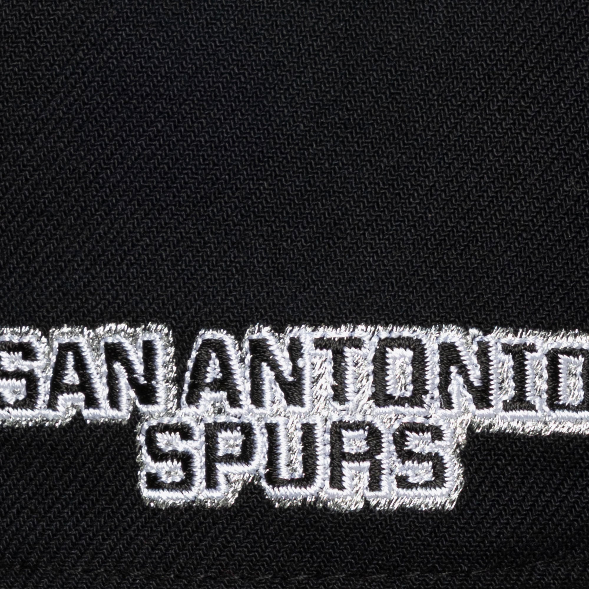 Men's Mitchell & Ness Black San Antonio Spurs True Legacy Pro Snapback Hat