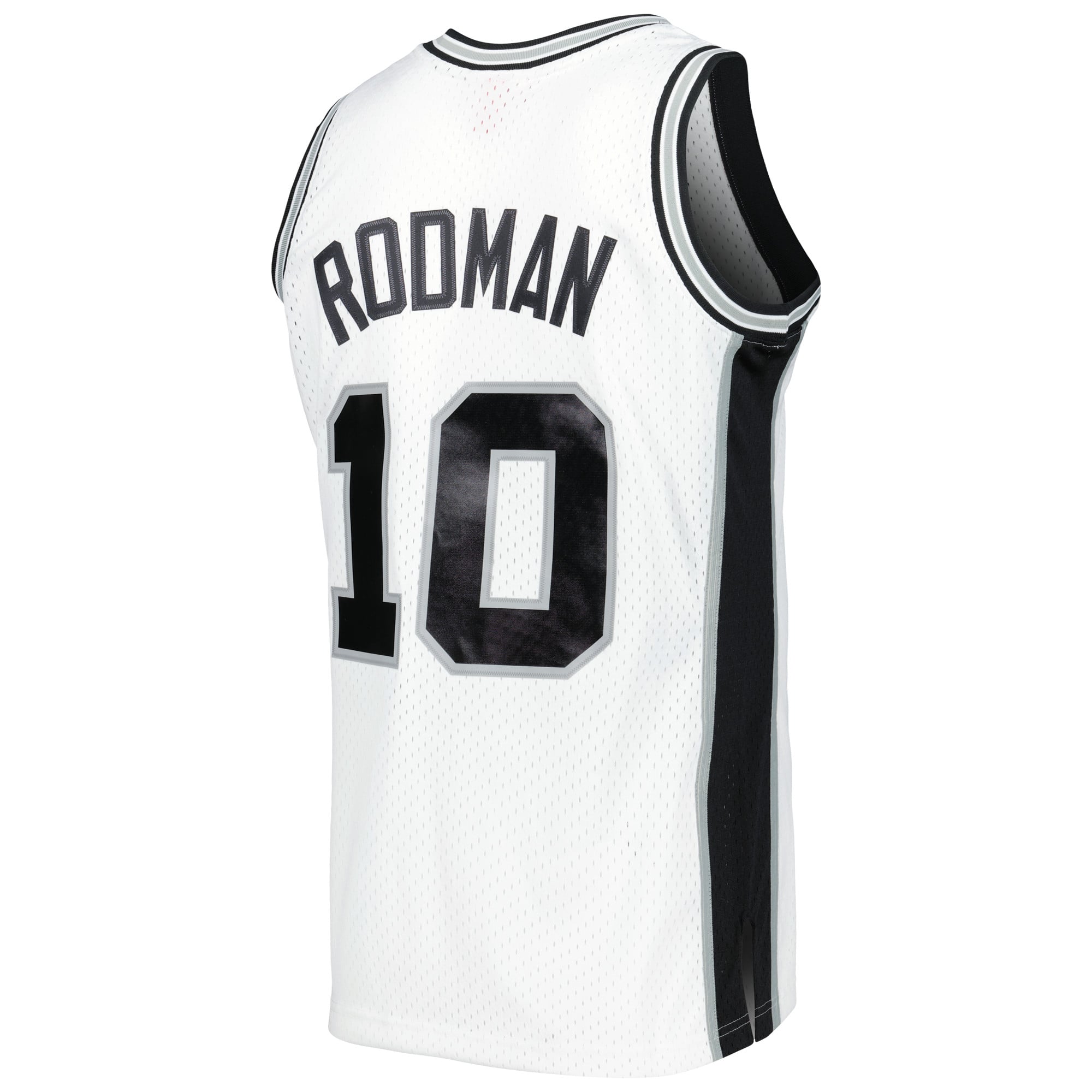 Men's Mitchell & Ness Dennis Rodman White San Antonio Spurs 1993
