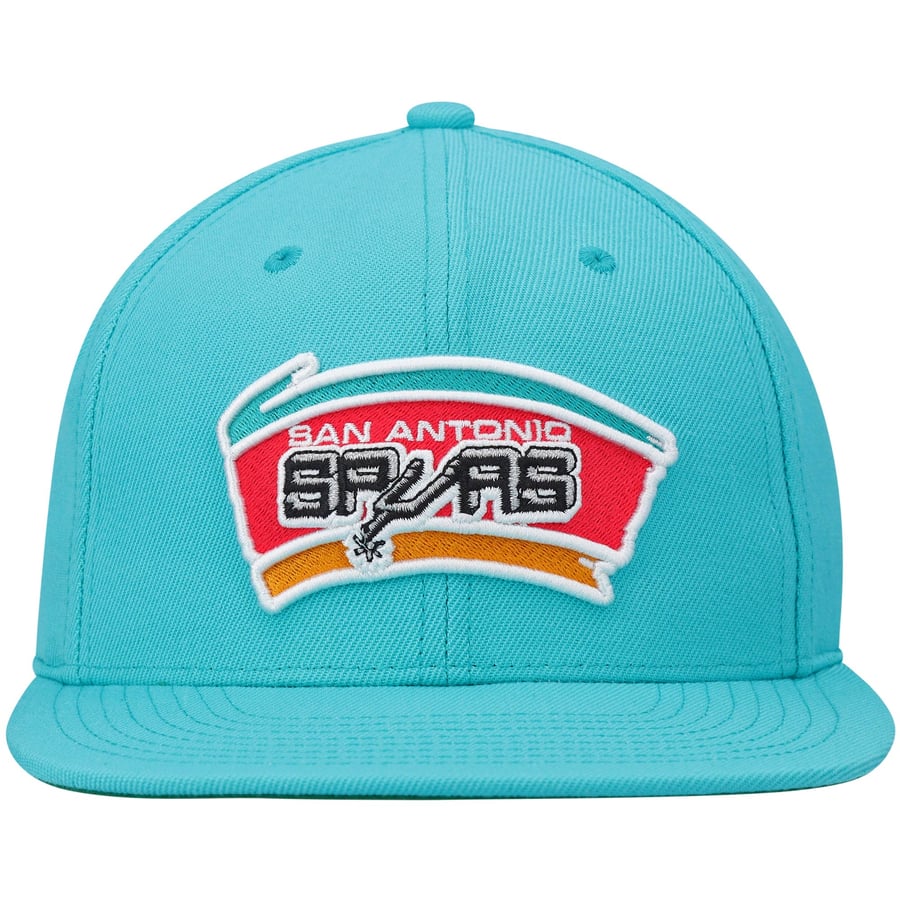 メンズ・Mitchell & Ness ティール サンアントニオ・スパーズ Hardwood 