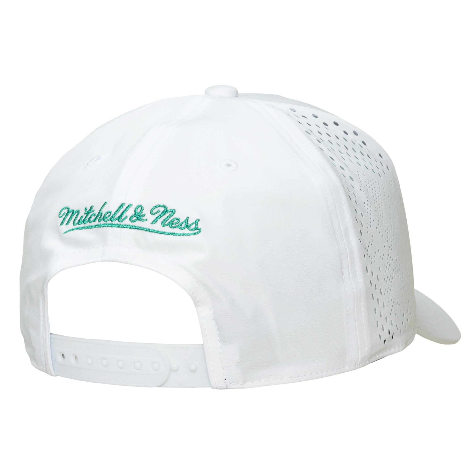 Casquette Mitchell & Ness blanche San Antonio Spurs Perfect Lightweight Pro Crown pour homme