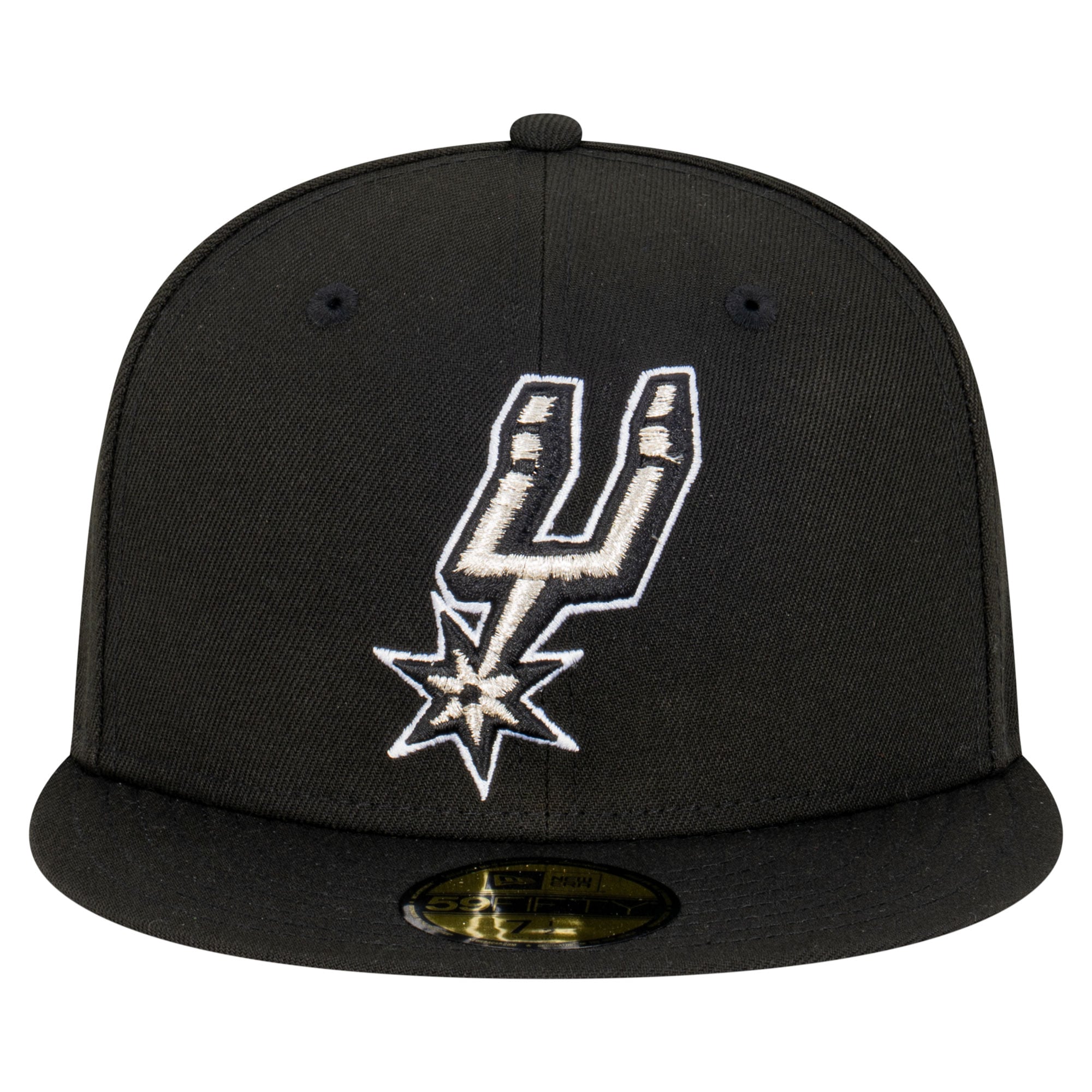 Men's New Era Black San Antonio Spurs Team 59FIFTY Fitted Hat