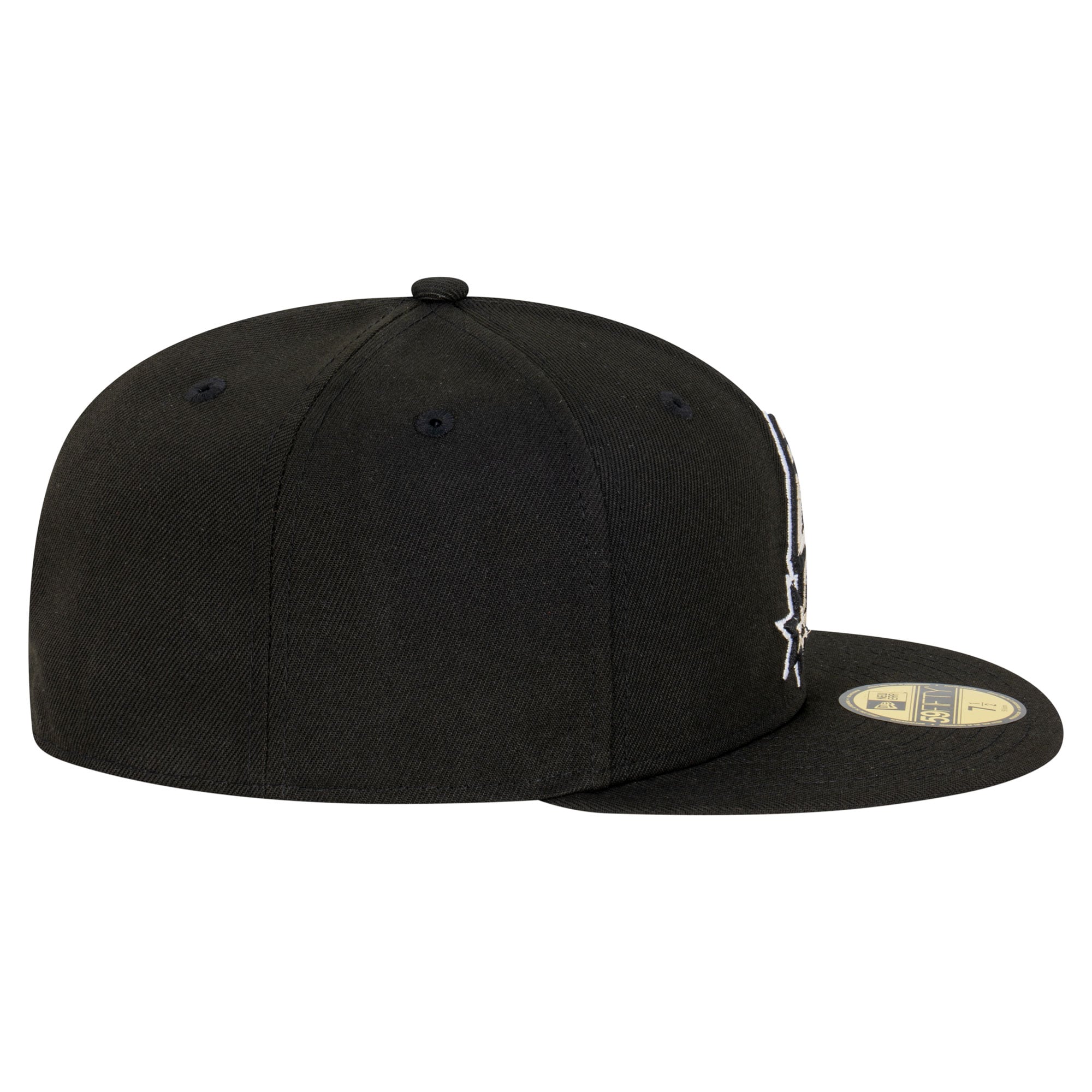 Men's New Era Black San Antonio Spurs Team 59FIFTY Fitted Hat