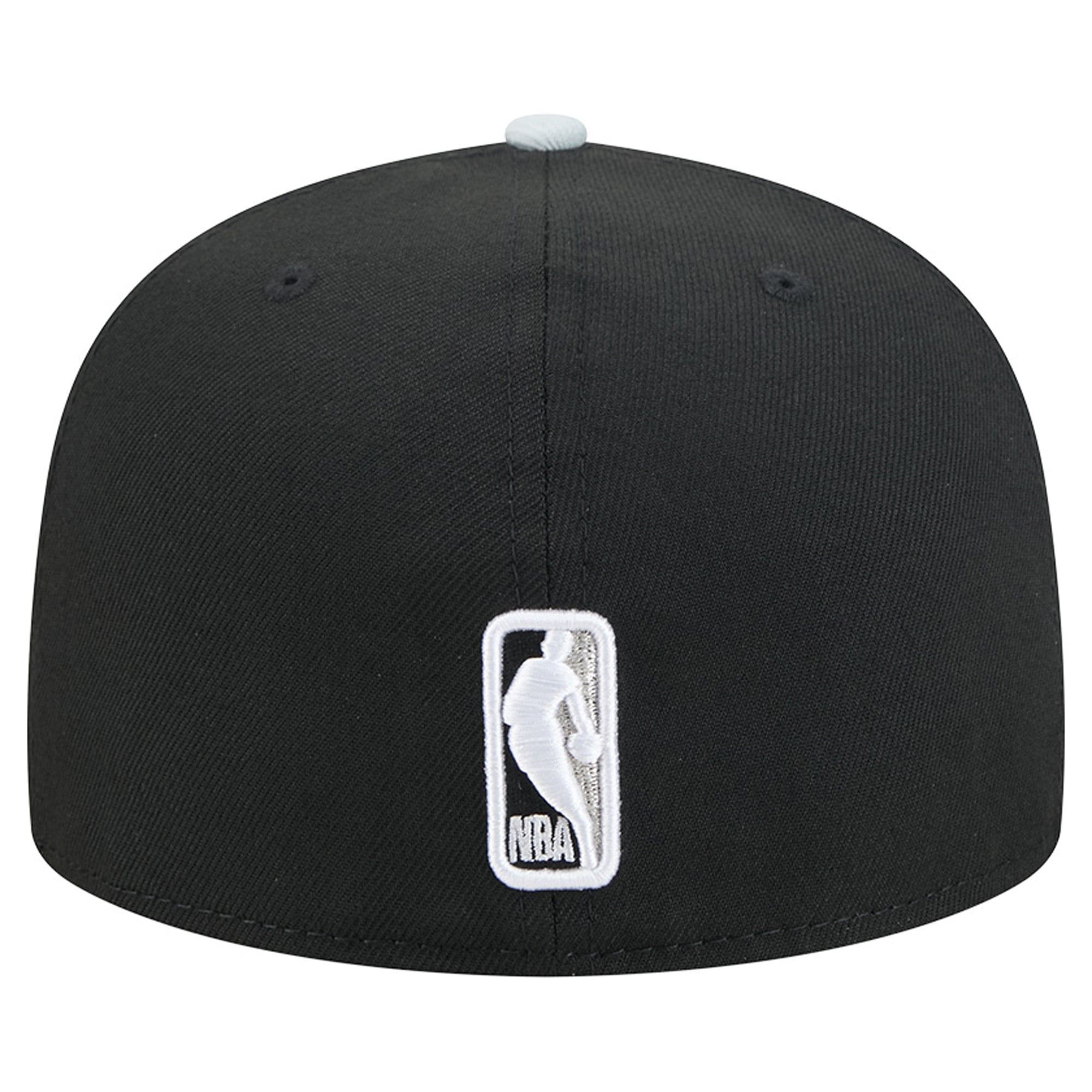 Men's New Era Black/Silver San Antonio Spurs 2-Tone 59FIFTY Fitted Hat