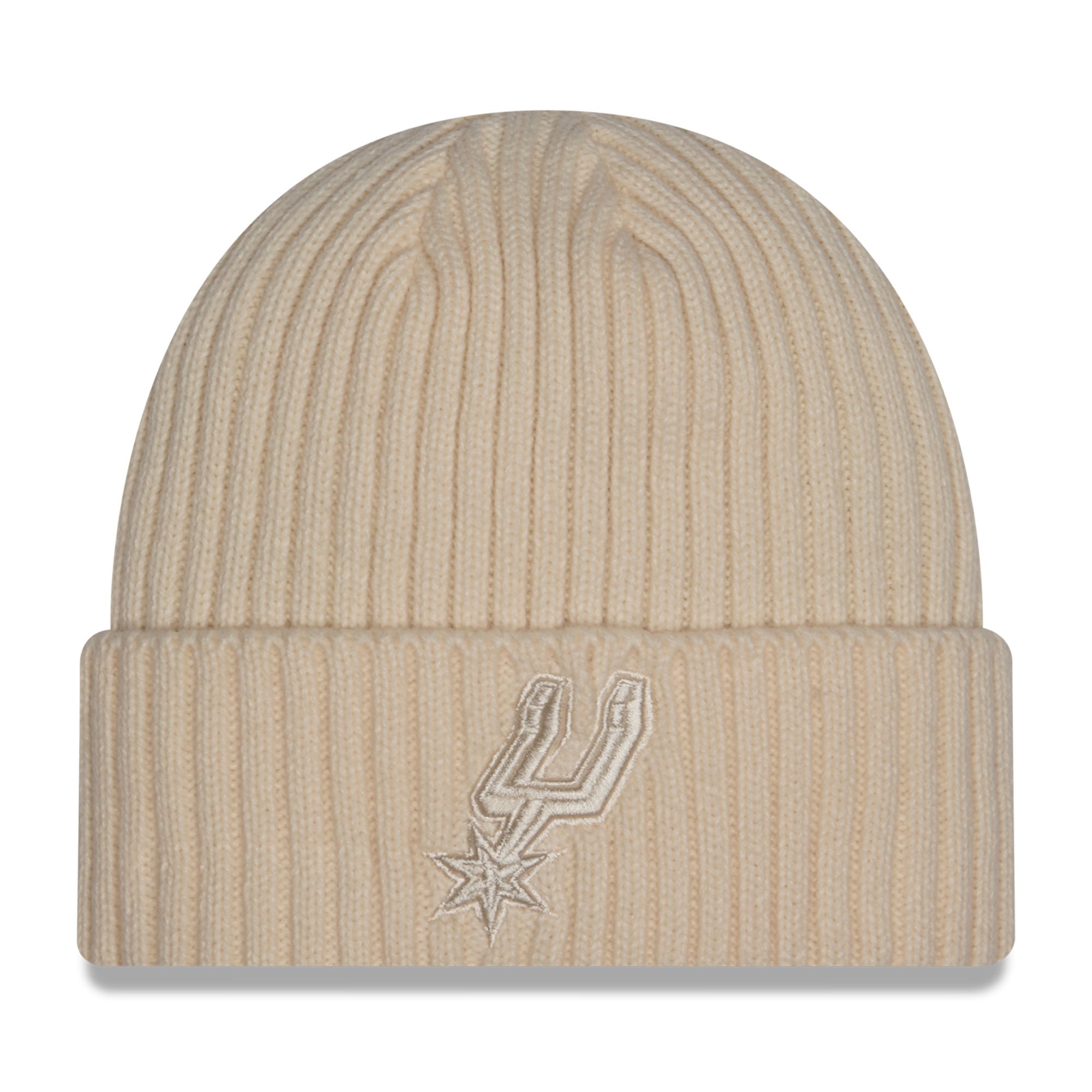 Bonnet à revers New Era crème San Antonio Spurs pour homme