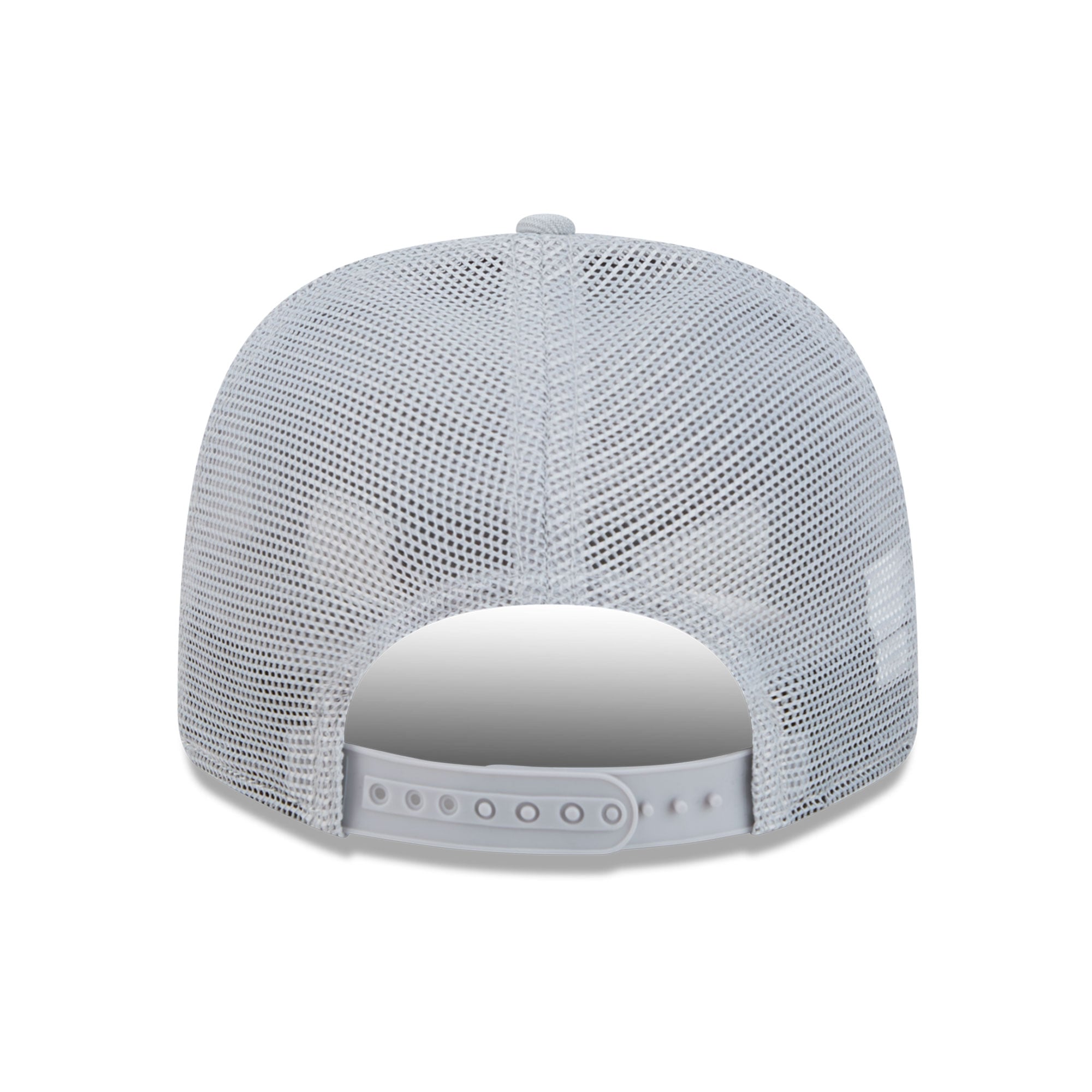Men's New Era Silver San Antonio Spurs Tonal 9SEVENTY Adjustable Trucker Hat