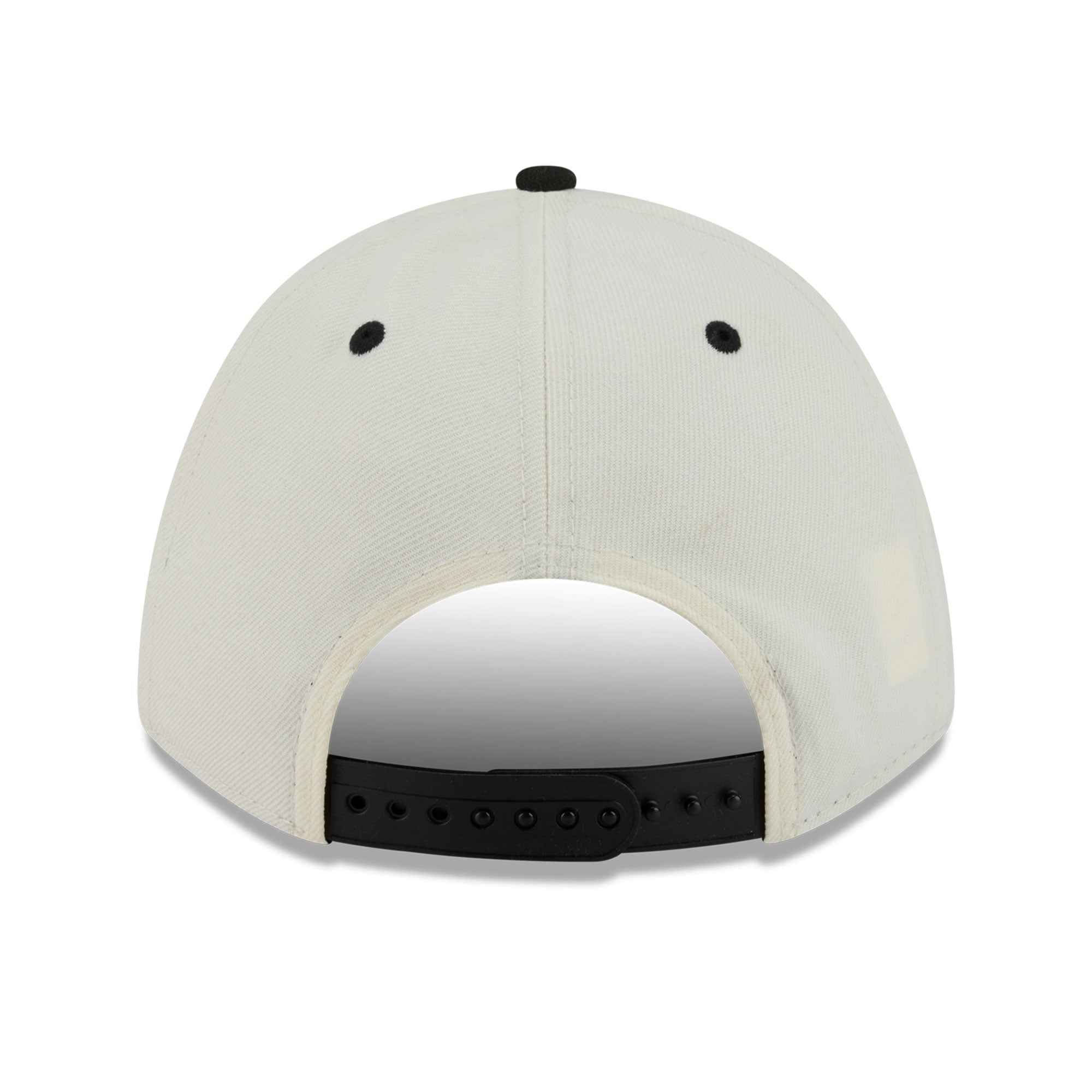 Casquette ajustable New Era blanche et noire San Antonio Spurs Arch 9FORTY A-Frame M-Crown pour homme