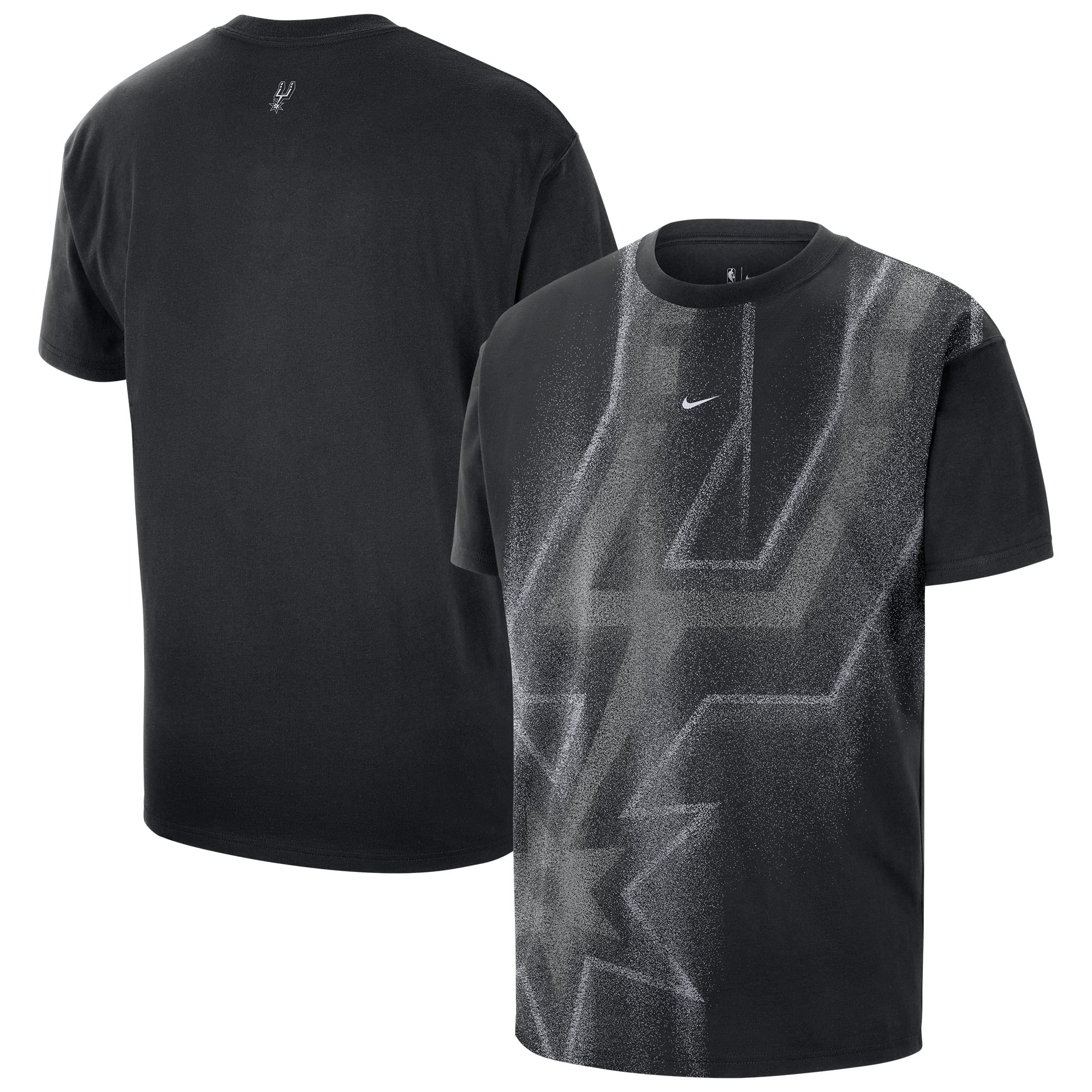 T-shirt d'entraînement Nike noir San Antonio Spurs 2026 Standard Issue pour homme