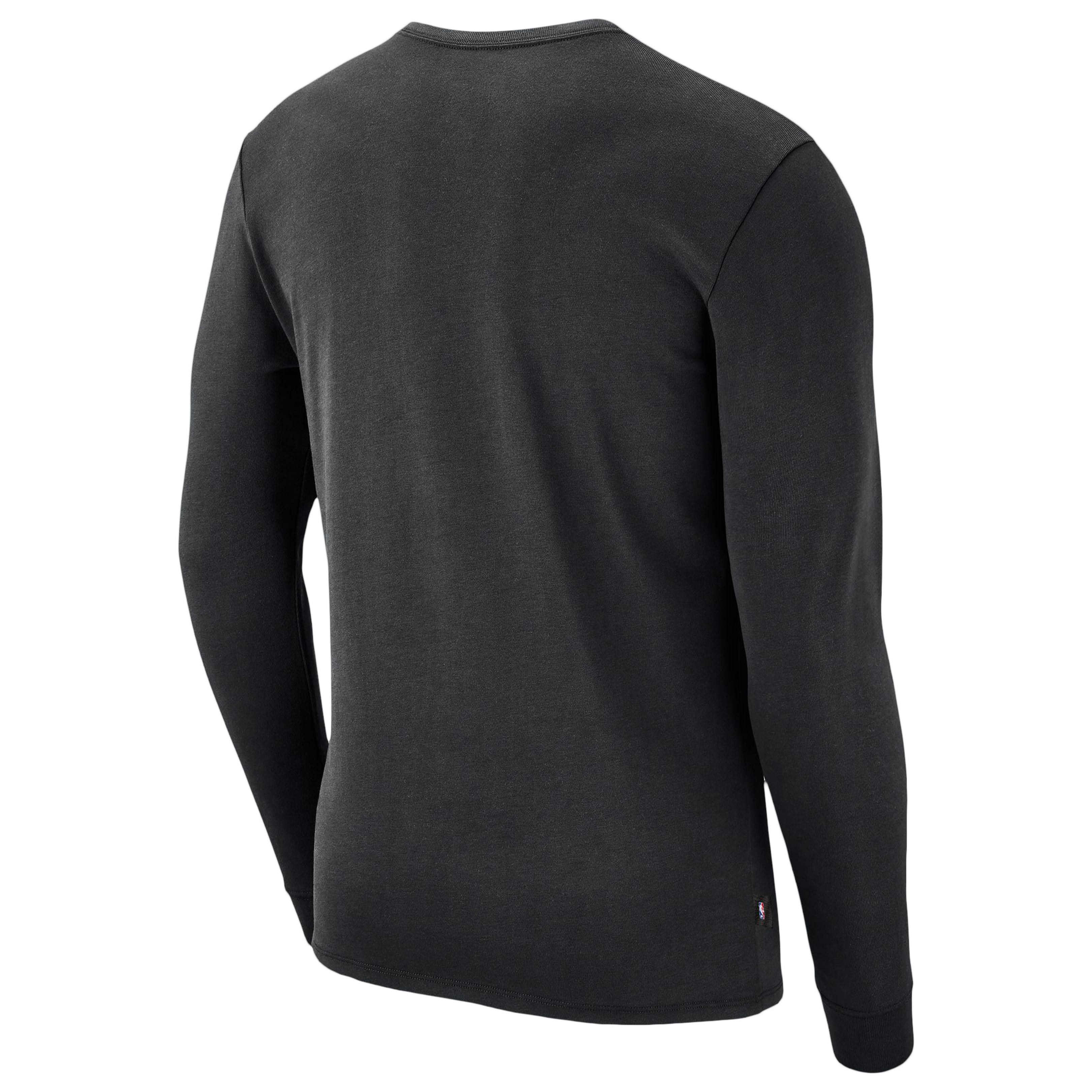 T-shirt d'entraînement à manches longues Nike San Antonio Spurs noir pour homme, édition standard 2026