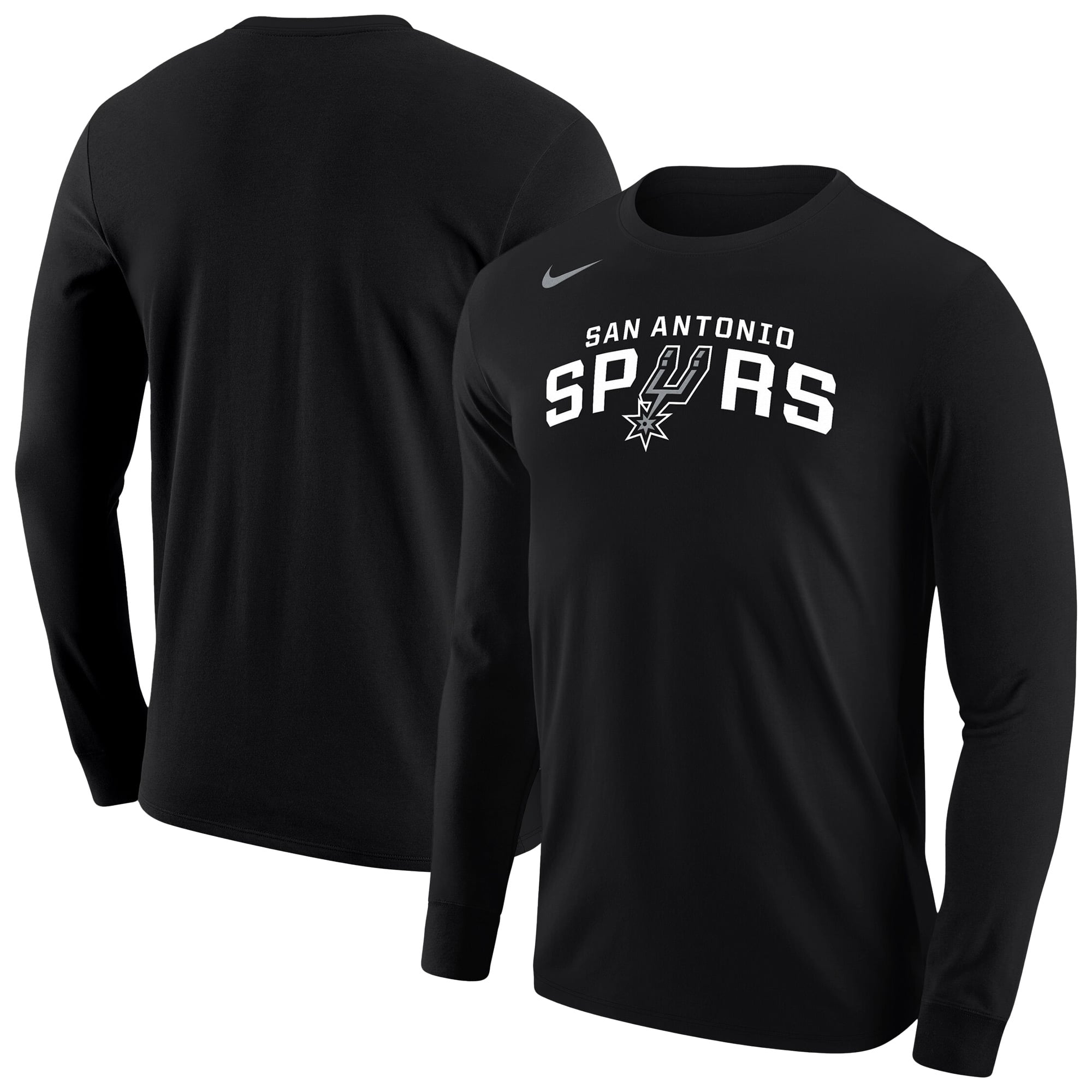 Men's Nike San Antonio Spurs Logo Core Long Sleeve T-Shirt