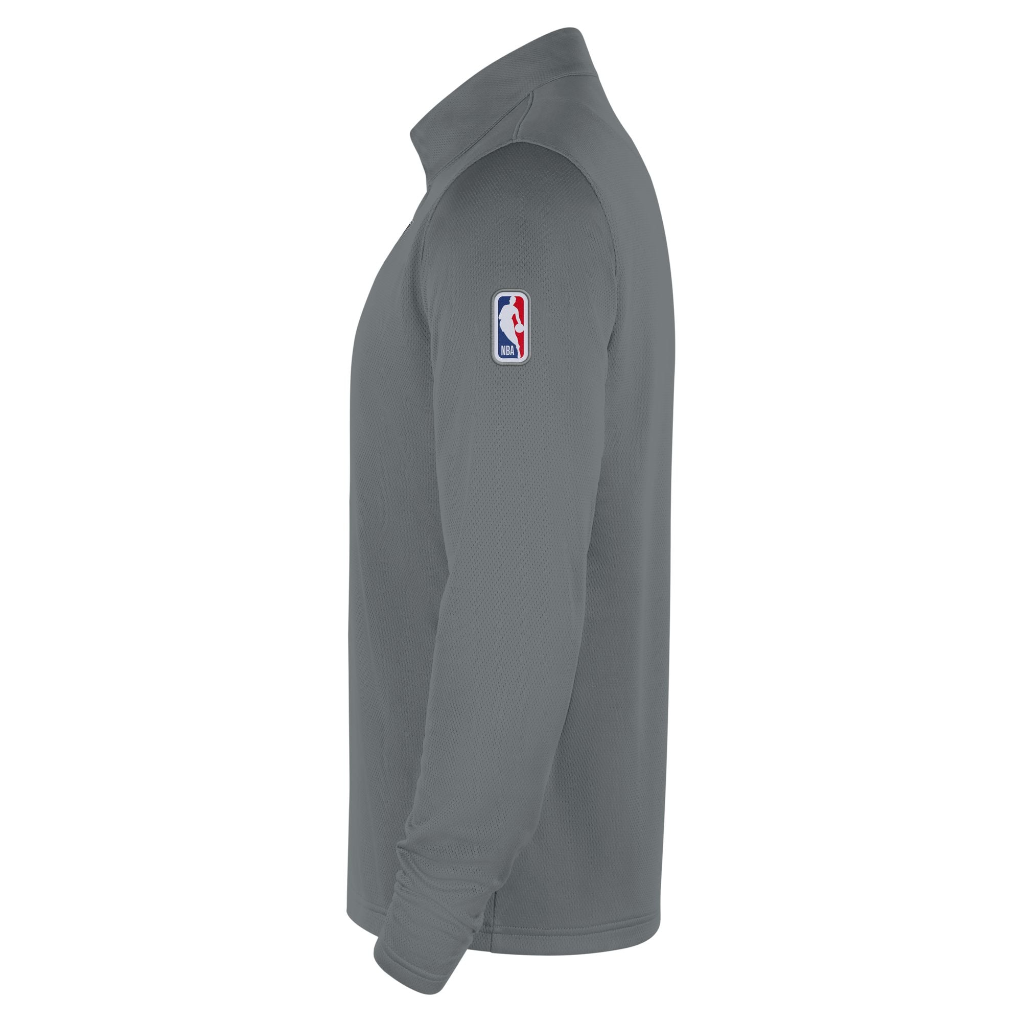Haut Nike Silver San Antonio Spurs Authentic Coaches à quart de zip Dri-FIT pour homme