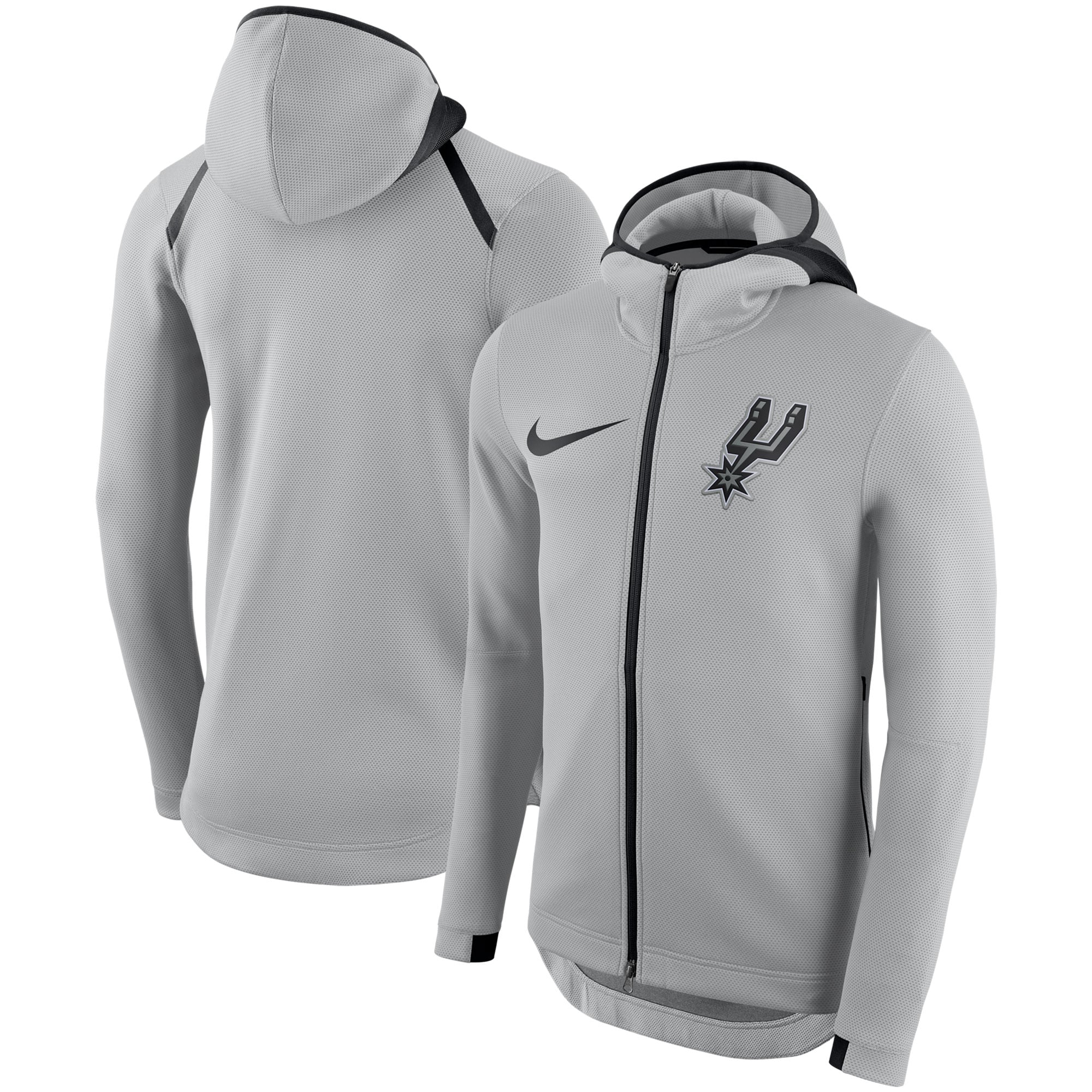 San Antonio Spurs Nike Showtime Therma Flex Performance Full-Zip