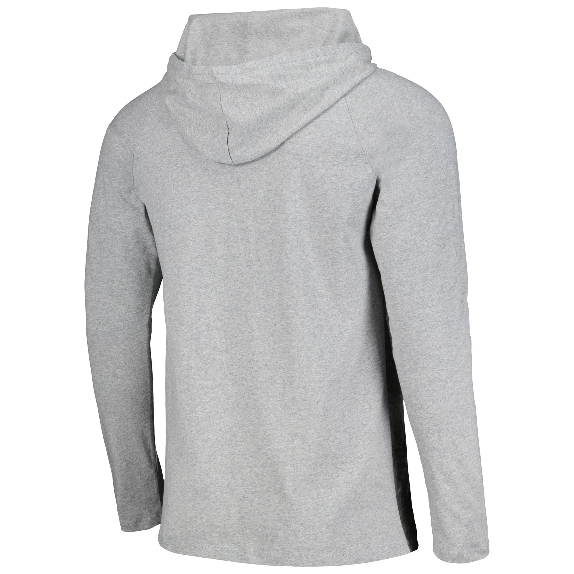 T-shirt à capuche manches longues Stadium Essentials pour hommes, gris chiné, San Antonio Spurs Atrium Raglan