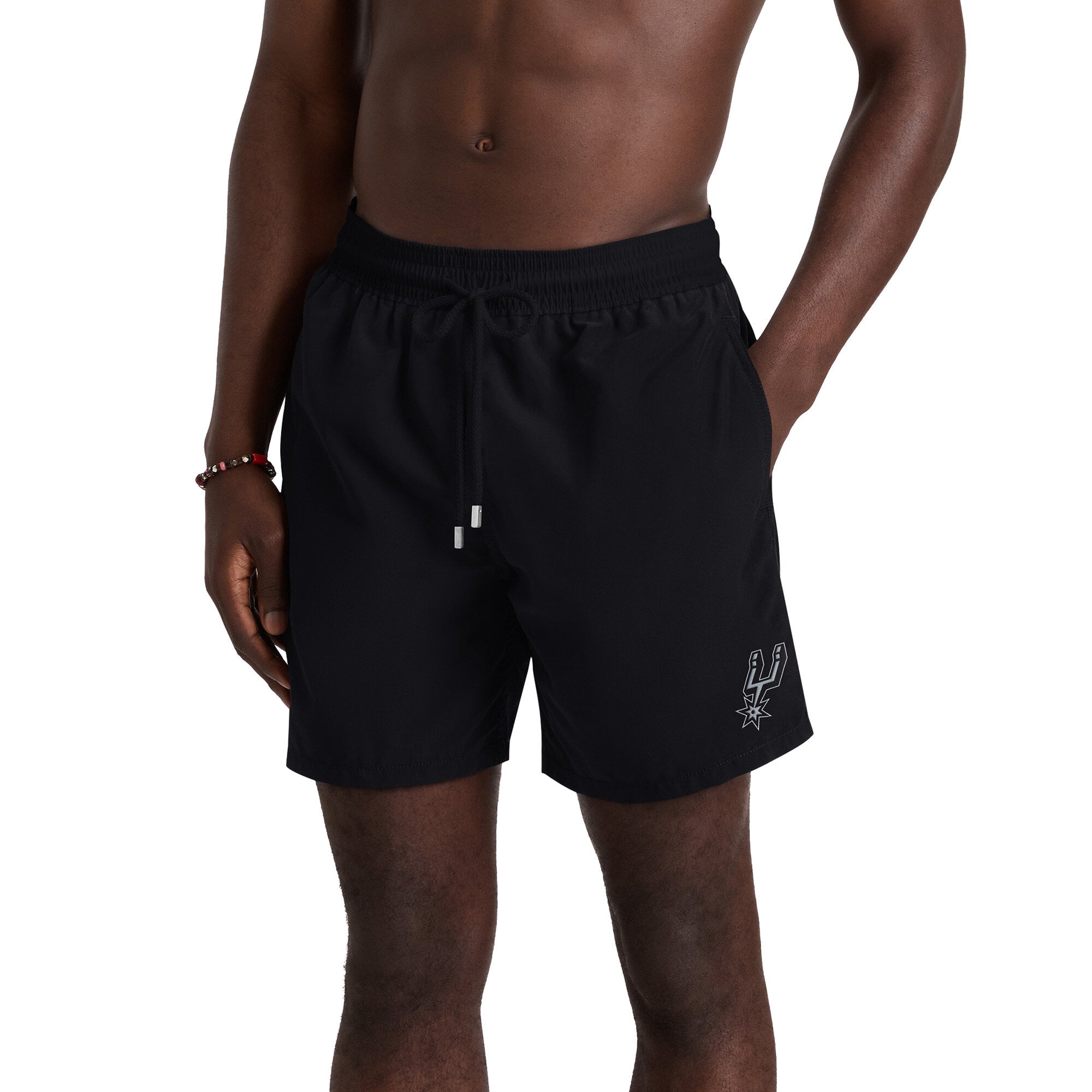 Maillot de bain Vilebrequin by G-III noir uni San Antonio Spurs pour homme