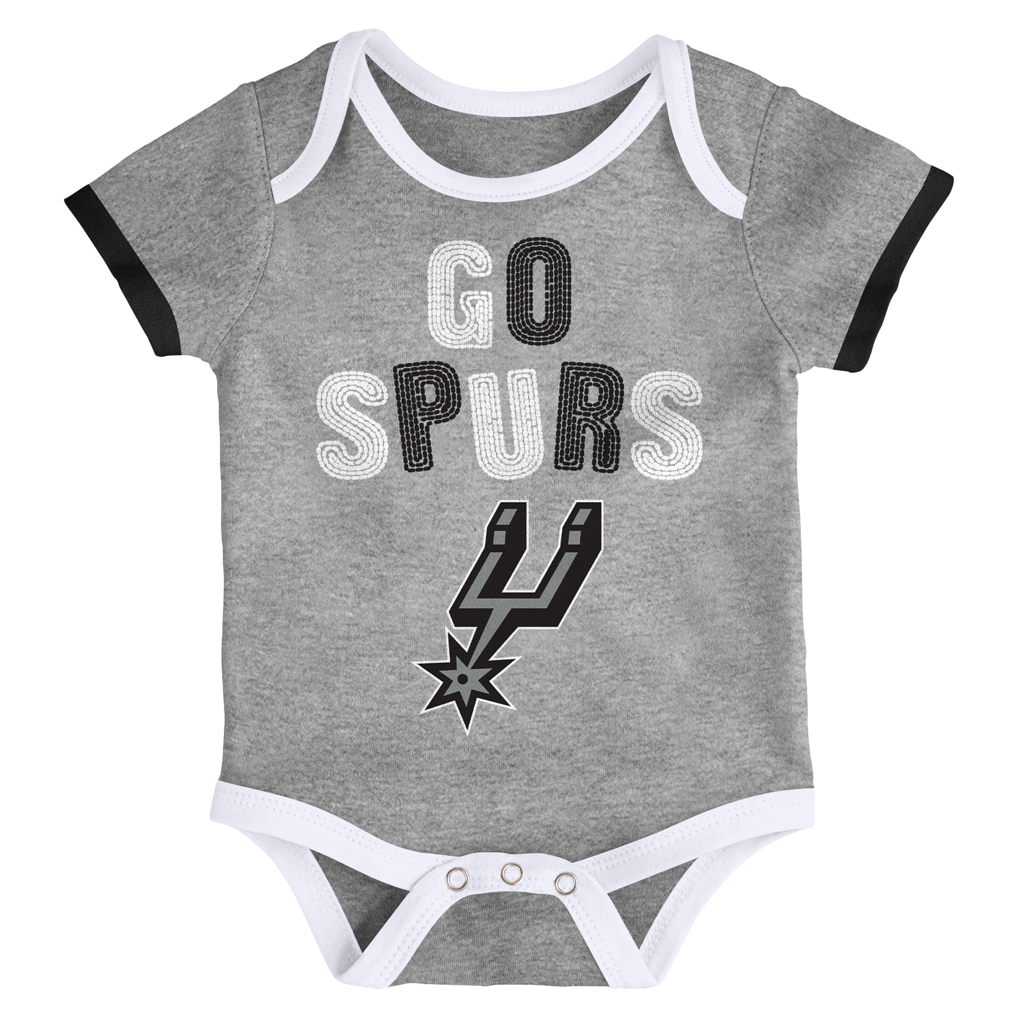 Ensemble de 3 bodies Outerstuff San Antonio Spurs Born To Ball pour nouveau-nés et nourrissons