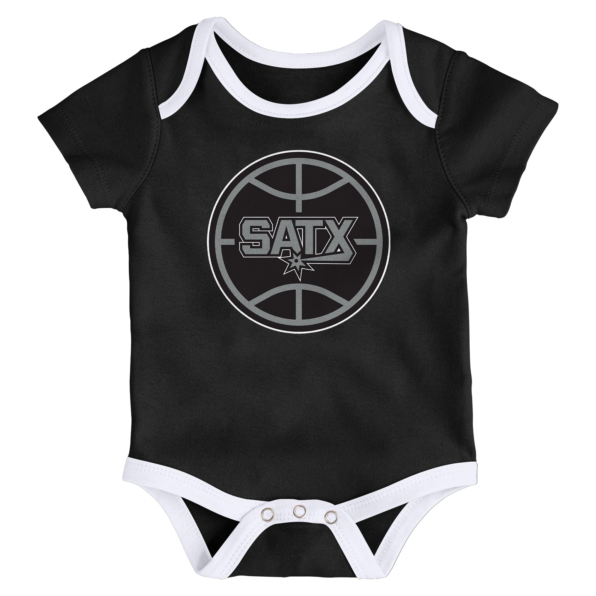 Ensemble de 3 bodies Outerstuff San Antonio Spurs Born To Ball pour nouveau-nés et nourrissons