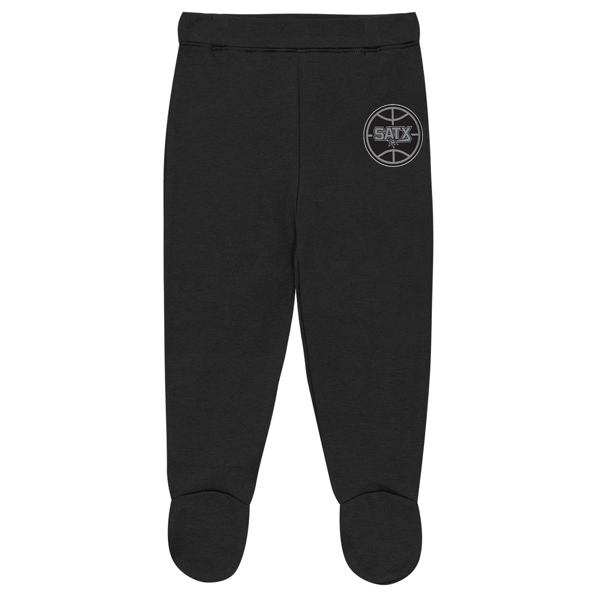 Ensemble body, pantalon et bonnet à revers Outerstuff San Antonio Spurs pour nouveau-né bébé