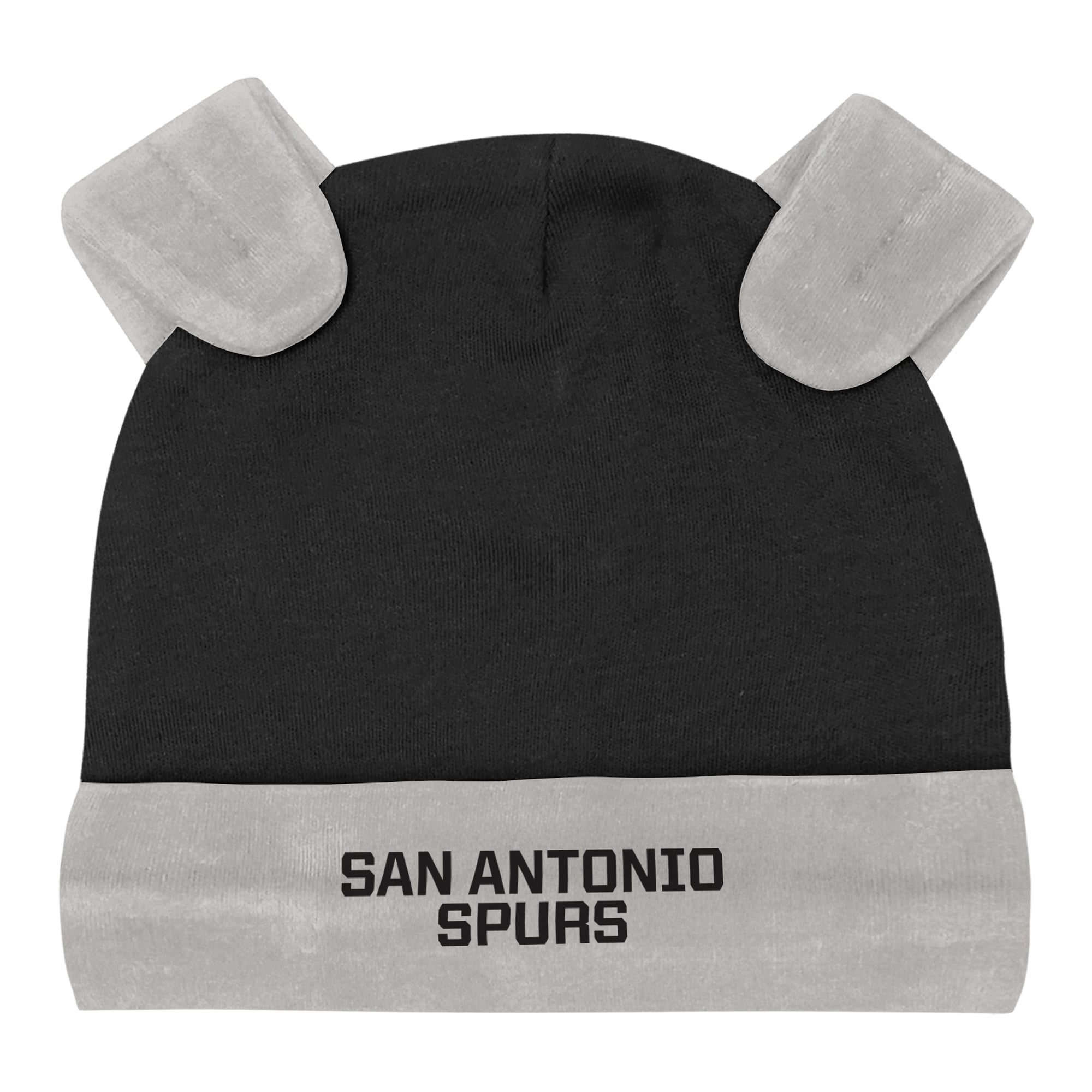 Ensemble body, pantalon et bonnet à revers Outerstuff San Antonio Spurs pour nouveau-né bébé