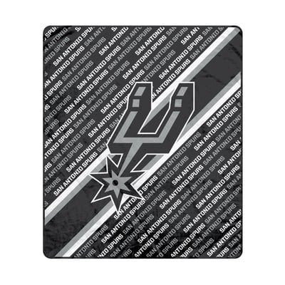 San Antonio Spurs Pegasus 60" x 70" Diagonal Lined Wordmark Ultra Soft Blanket