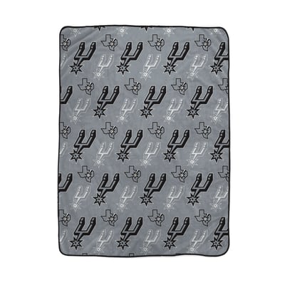 San Antonio Spurs Pegasus Logo Roll Oversized 66" x 95" Ultra Cozy Blanket