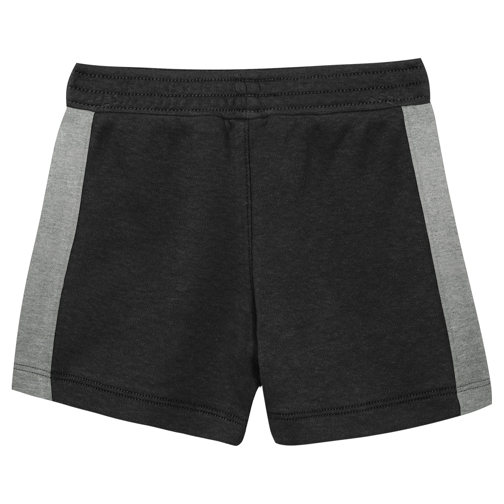 Preschool Outerstuff Black San Antonio Spurs Get Back Short Sleeve Hoodie & Shorts Two-Pack Set