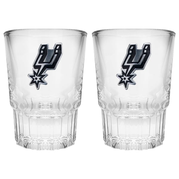 San Antonio Spurs 2-Piece Prism Shot Glass Set display picture 3