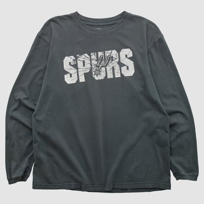 San Antonio Spurs 2010s Long Sleeve T-shirt - Black - L by Fanatics Real Vintage