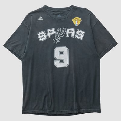 San Antonio Spurs Adidas 2010s T-shirt - Black - L by Fanatics Real Vintage