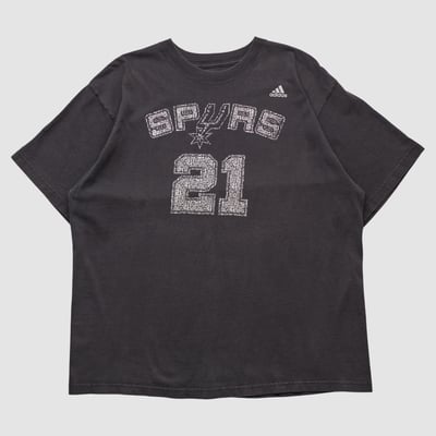 San Antonio Spurs Adidas 2010s T-shirt - Black - XL by Fanatics Real Vintage