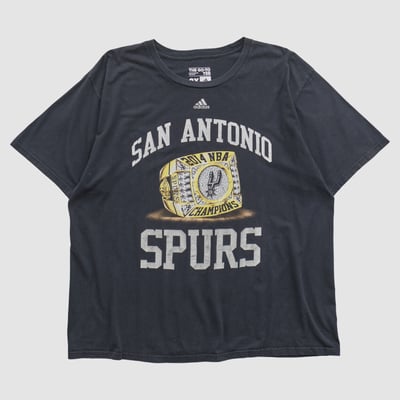 San Antonio Spurs Adidas 2014 T-shirt - Black - XL by Fanatics Real Vintage