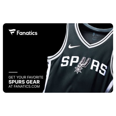 San Antonio Spurs Fanatics eGift Card ($10 - $500)